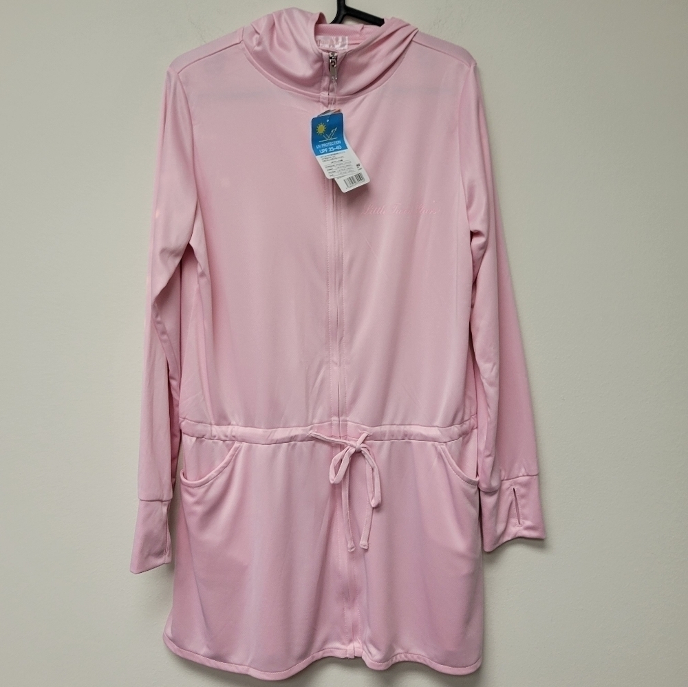 Sanrio Little Twin Stars Lala Hooded Narikiri Rash guard Jacket Pink L